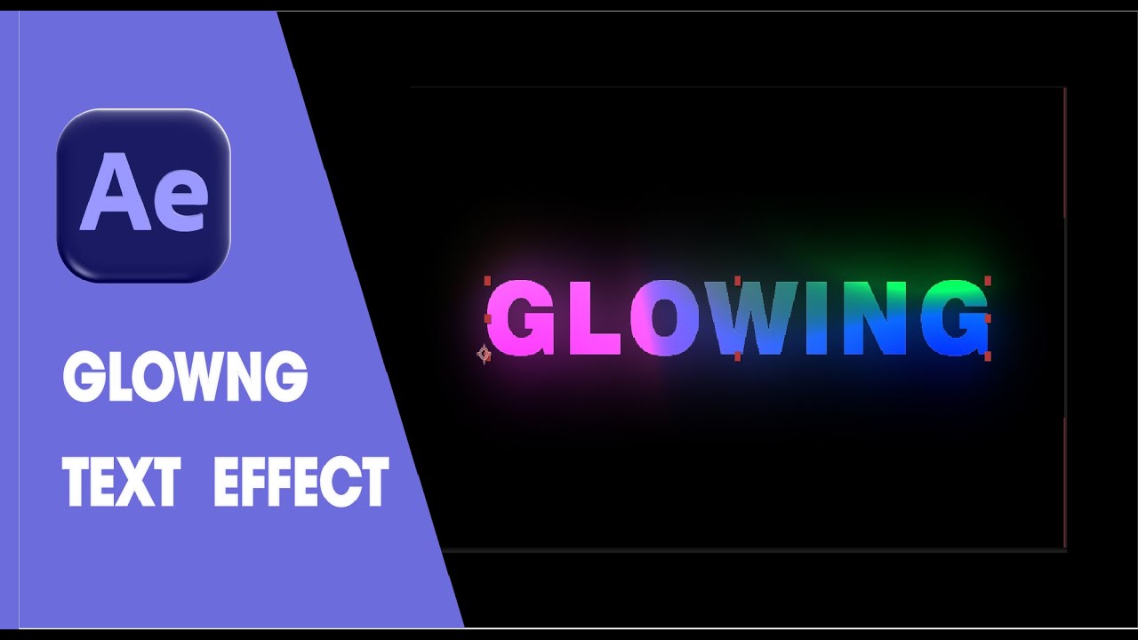 Glowing Text Tutorial in After Effects | Text Animation - YouTube