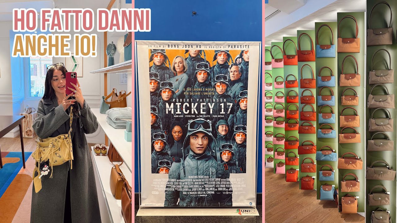 COMPRO IL REGALO PER MIA MAMMA E ANTEPRIMA MICKEY 17!! 🍿| VLOG 04/03/25