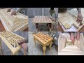 6 amazing woodworking projects that you cant miss  coffee table with design unique from old wood