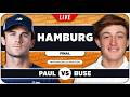 PAUL vs BUSE • ATP Hamburg 2026 Final • LIVE Tennis Watchalong