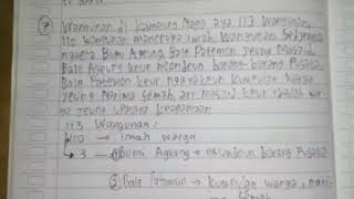KAMPUNG NAGA RUMAH ADAT, JAWABAN TUGAS BHS SUNDA KELAS 9 OLEH DWILITO DHANA