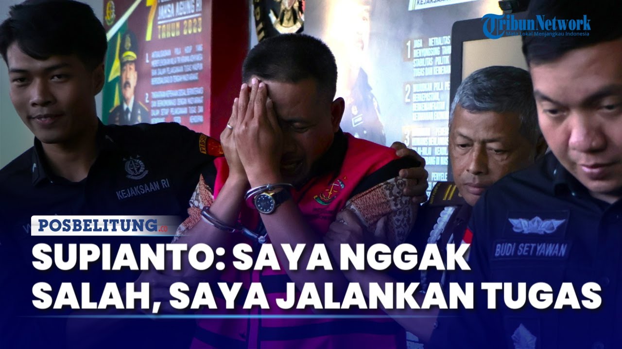 Ditetapkan Sebagai Tersangka Kasus Korupsi Timah, Supianto: Saya Nggak Salah, Saya Jalankan Tugas