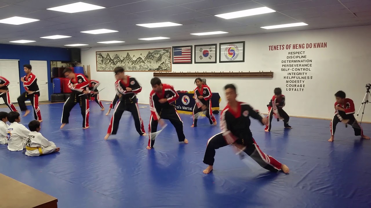Choi’s Martial Arts Belt Test Demonstration 11/13/19 YouTube
