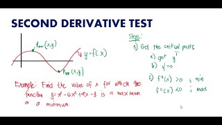Second Derivative Test