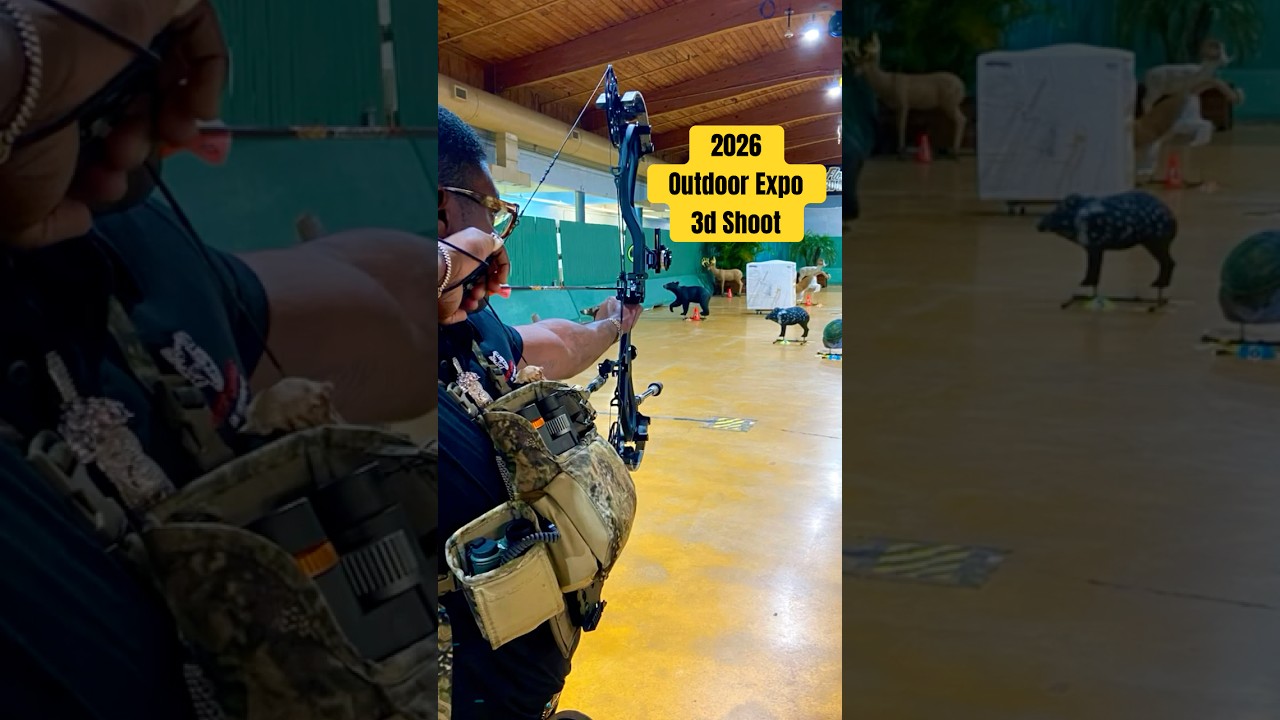 2026. Outdoor Expo  tournament was dope. I took 3RD place. #archery #bowhunting #3darchery #hunting