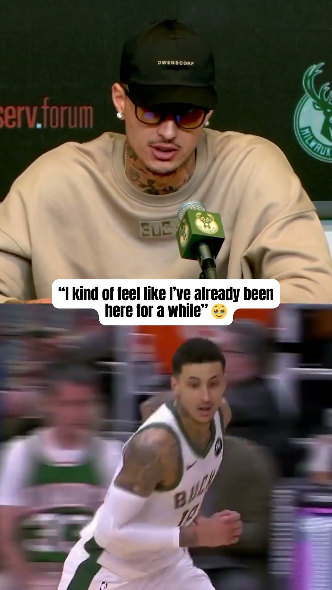 Kyle Kuzma already feels integrated into the Bucks organization ?