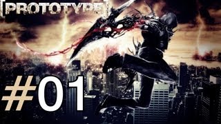 Let's Play Prototype 1 #01 German (Blind) [Der Anfang]