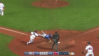 TOR@BOS: Carrera plates lead run on sac fly in 9th