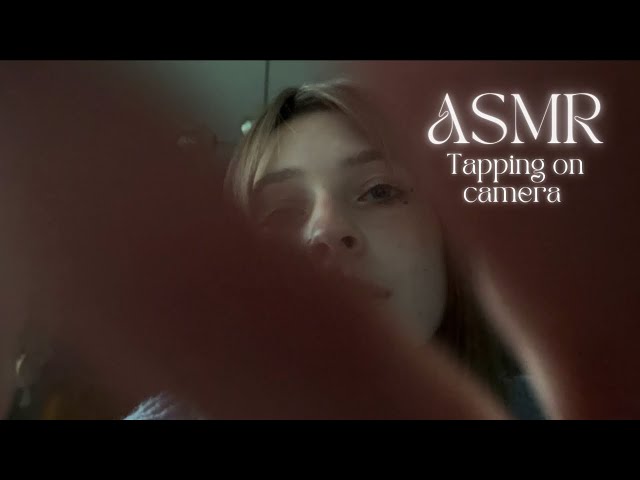 ASMR • tapping on camera 🤪