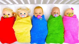 Linda Pretend Play with Baby Dolls #2