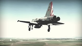 DCS F-5E Tiger II landing technique