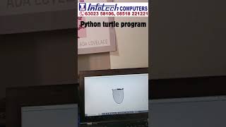 Python turtle program of BLACK PANTHER #python#pythonprogramming