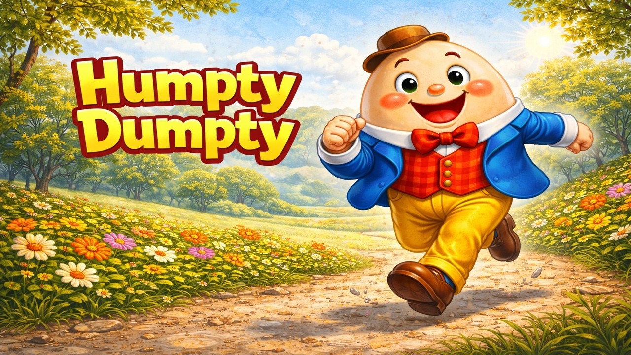 Humpty Dumpty 🥚💥 | Classic Nursery Rhyme for Kids | Fun Animation ...