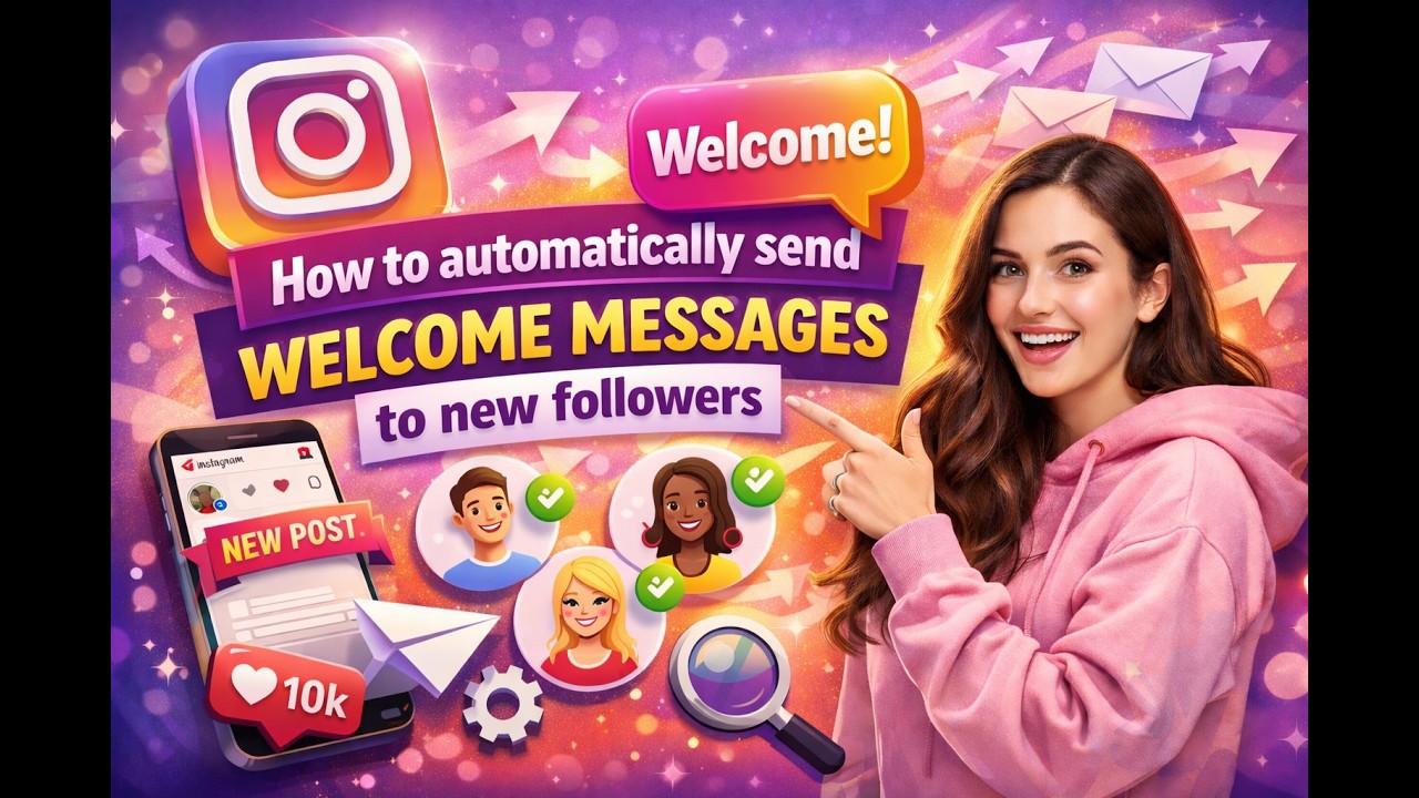 How to Send Automatic Welcome Messages to New Instagram Follower (using ...