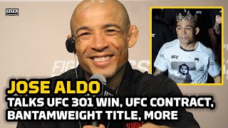 Jose Aldo Reacts To UFC 301 Win, Talks UFC Contract & MMA Future | UFC 301 by MMAFightingonSBN 5,879 views 4 days ago 10 minutes, 10 seconds