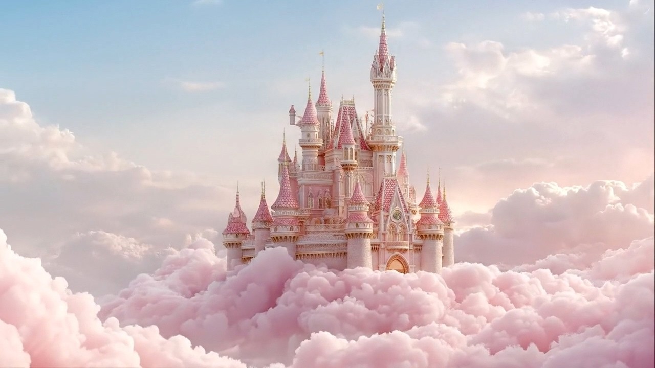 🌞 Neverland Waltz Part I – The Princess’s Day | Magic Castle in Golden Light | Relaxing Fantasy Art