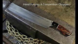 Making a Competition Chopper - knife making