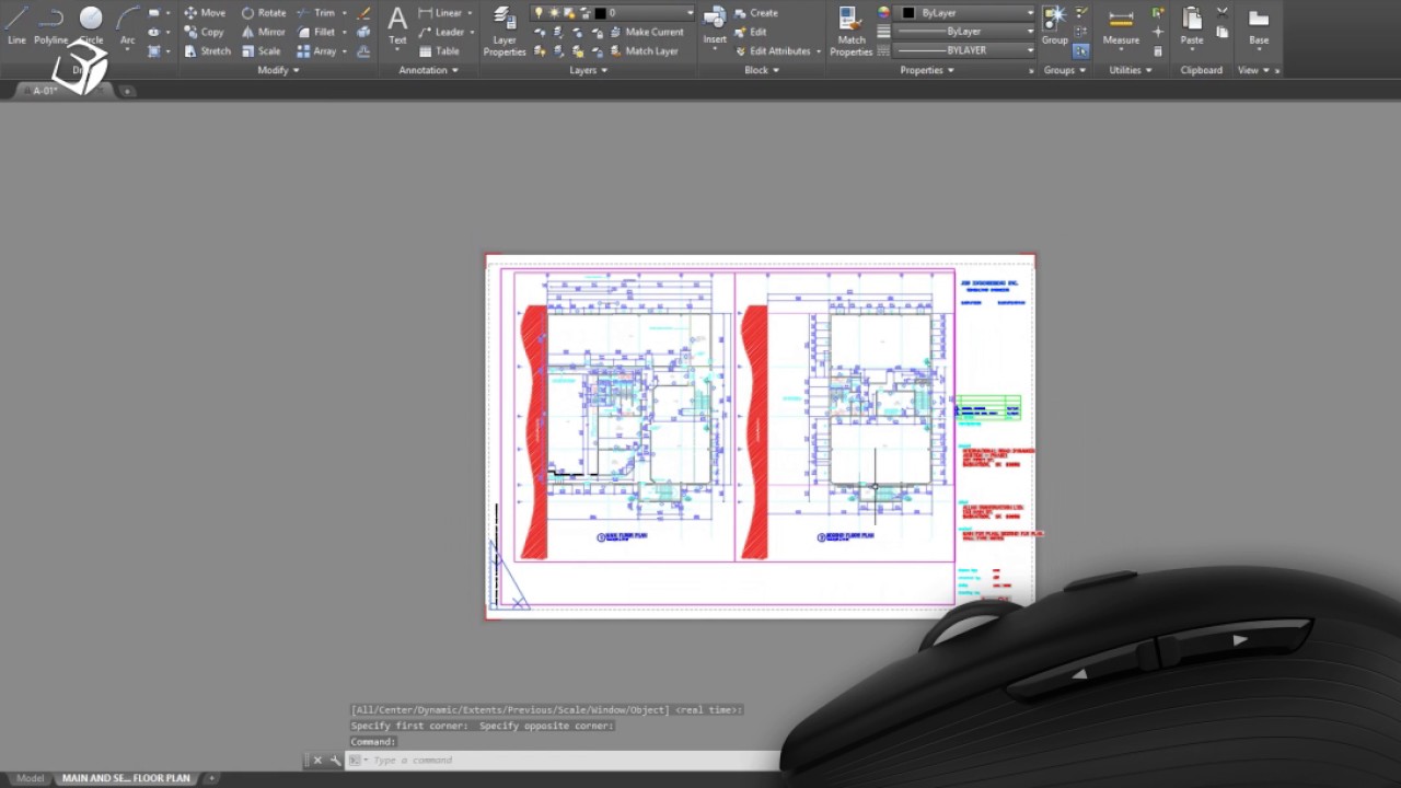 3dconnexion Cad Mouse - QuickZoom on a drawing