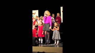 Mia's Pre-K Holiday Solo 2012