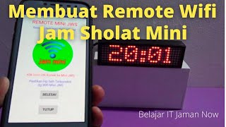 Arduino #15 : Membuat remote wifi jam sholat mini #arduino #arduinoproject #remotelearning #wifi screenshot 5