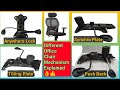 Different Types and Mechanism of Office Chairs Plate | Features of Diff Tilt or Recline Explained 😎