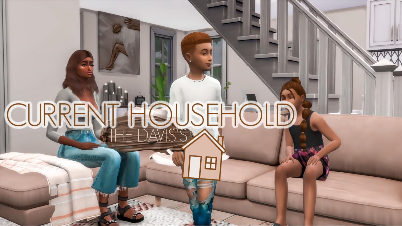 My current household January 2021| The Sims 4 - YouTube