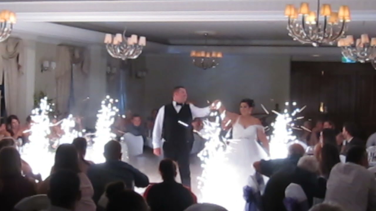 Bridal Waltz (with fog and sparklers) - Wedding DJ/MC Hire - Perth, Western Australia