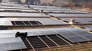 Check out the X1 Ultra Crawler Robot in action at our solar project in Sichuan, China!