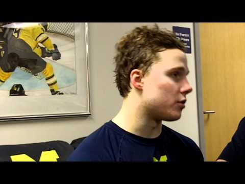 Shawn Hunwick on the remaining games for the Wolverines, Feb. 12, 2011.MOV