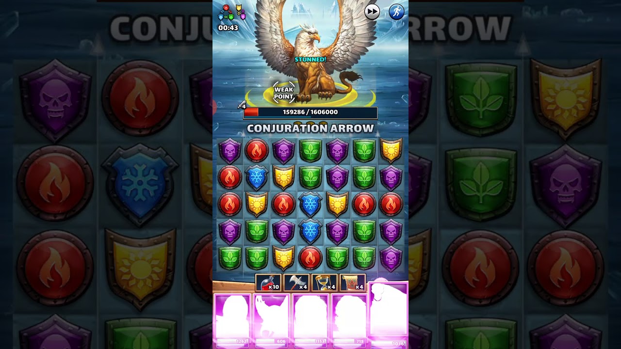 Titan hits, 7* rare titan. Empire and puzzles YouTube