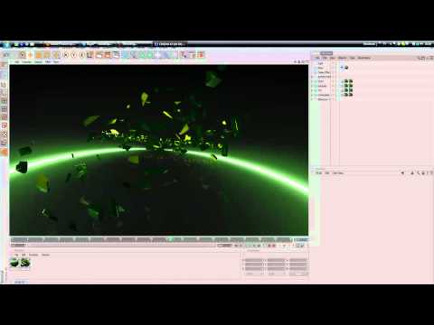 Cinema 4D Tutorial - Thrausi Exploding Intro Part 2  [READ DESCRIPTION]