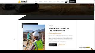 Manzil Construction and Building WordPress Theme small scale industry industry Mizuno