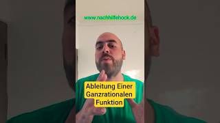 Ableitung Einer Ganzrationalen Funktion | Mathe Kurz Erklärt #nachhilfe #mathe #mathemitdiego