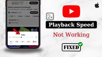 YouTube Videos Playback Speed Not Working Problem on iPhone 2025 (Solved)