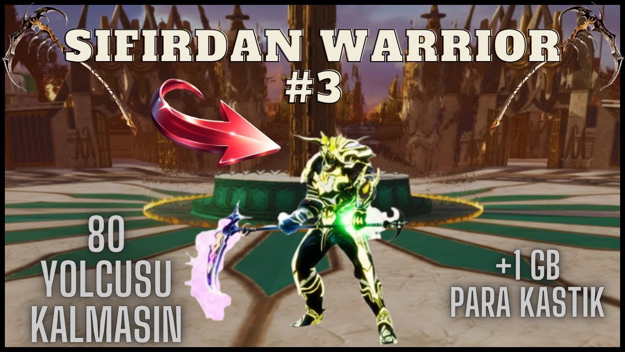 Sıfırdan Warrior Bölüm #3 | 1 GB PARA KASTIK | 80 YOLCUSU KALMASIN !!! | Rise Online Galia
