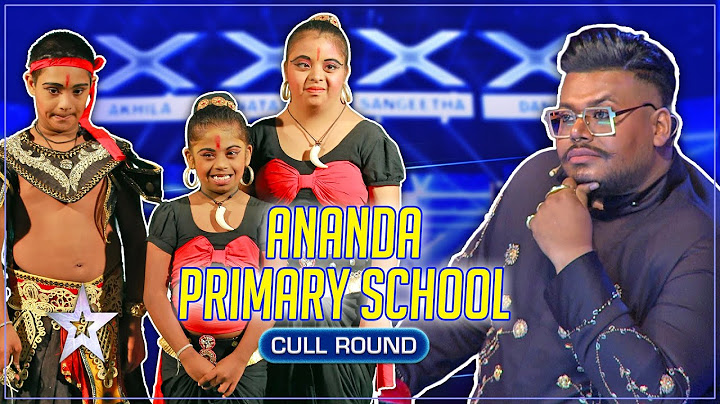වේදිකාවම සටන් ජවනිකාවක් 💪❤️ | Ananda Primary  School | Sri Lanka's Got Talent | Sirasa TV