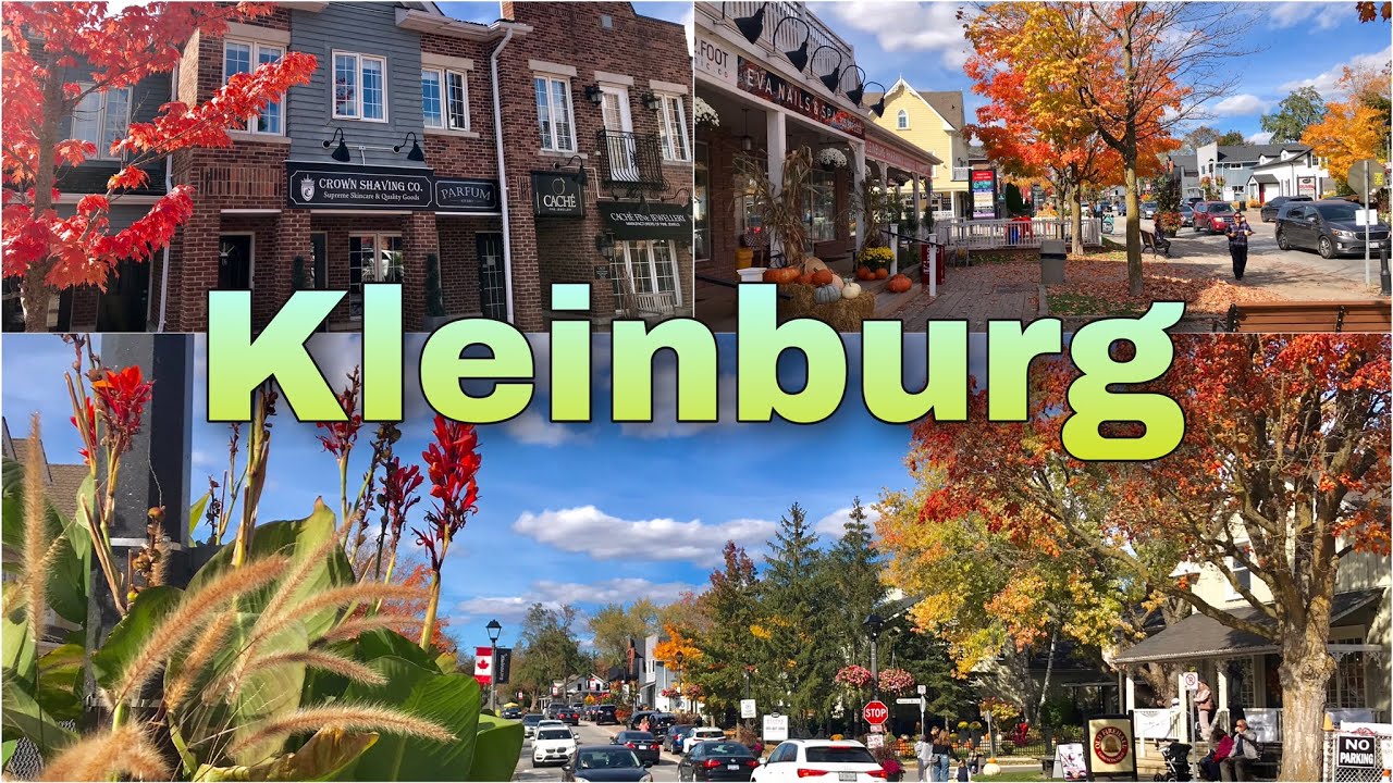 [4K] 🇨🇦 Kleinburg, Ontario 4K Walking Tour Cozy and colourful Ontario Fall Getaway YouTube