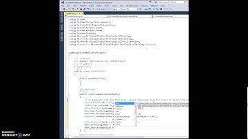Hand Coding using Coded UI