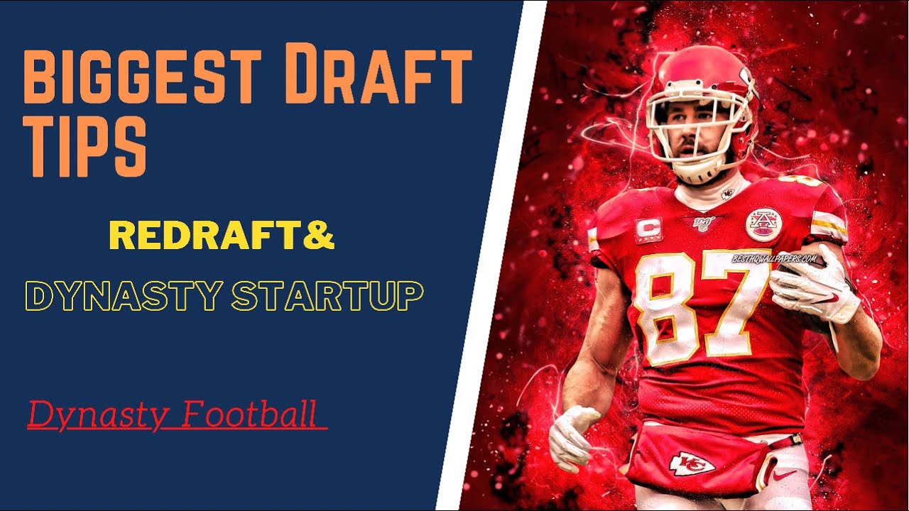 BIGGEST DRAFT TIPS In Dynasty Startup and redraft leagues!