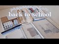 PREPARING FOR BACK TO SCHOOL| pencil case, notebooks, shein haul