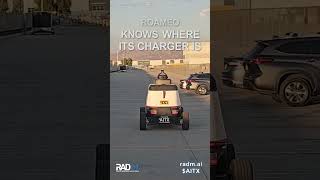 ROAMEO Autonomous Patrol Returns to Its Charging Station