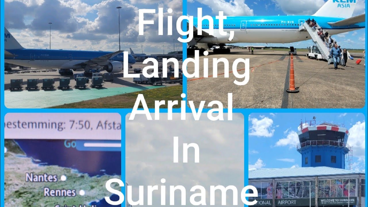 Flight #Landing#Arrival in Paramaribo #KLM#above Suriname(3)