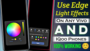 Install Ambient Light Effects For On Vivo & IQoo Phones..