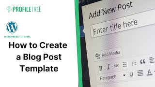 How to Create a Blog Post Template | WordPress | WordPress Blog | WordPress Tutorial