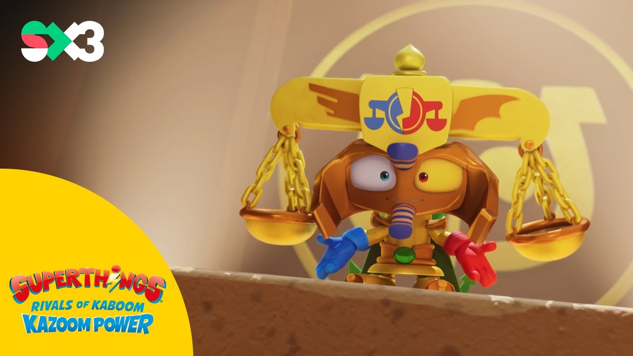 Piràmide fragmentada | Superthings: Rivals of Kaboom, Kazoom Power (T2xC9)