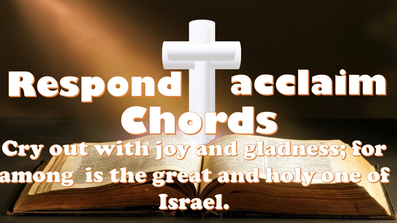Cry Out With Joy And Gladness: For Among You Is The Great And Holy One Of  Israel. Psalm Dec.12, 2021 - Youtube