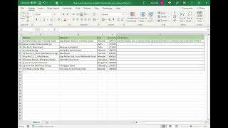 How to put data from multiple columns into one column in Excel