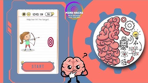 Brain Test: Help her hit the target. | Level 119