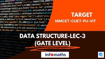Data Structure lec-3 for cuet pg, nimcet, pu, vit