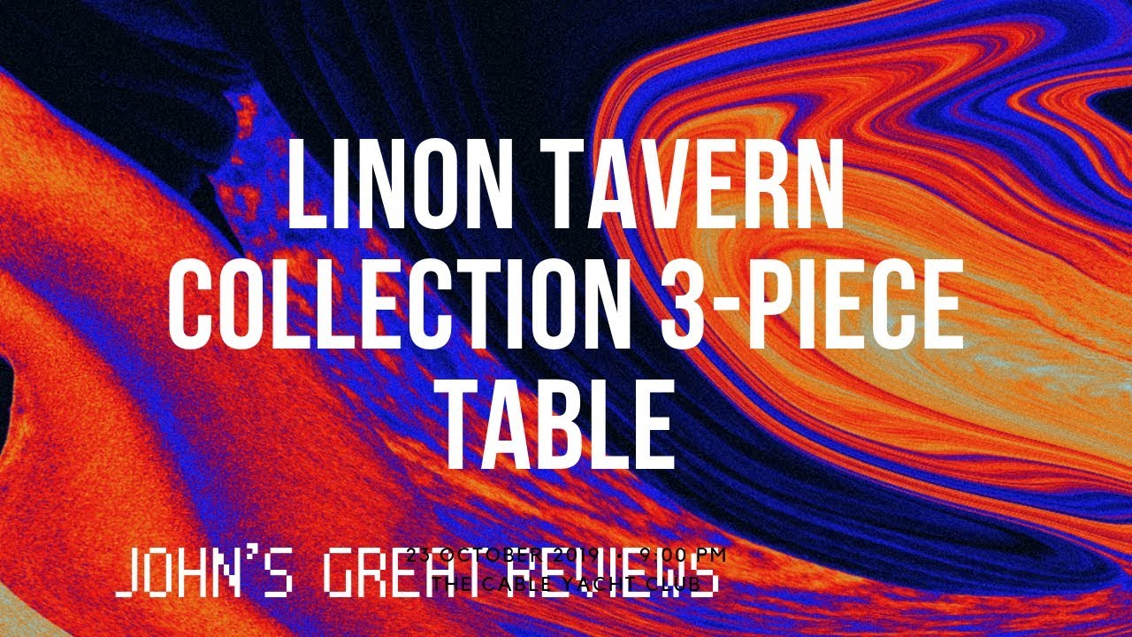 Linon Tavern Collection 3 Piece Table Set